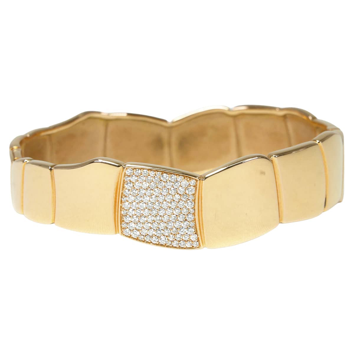 [Pre-loved] HERMES bracelet Niloticus #SH Gold K18/Diamond[LIKE NEW][Authentic]