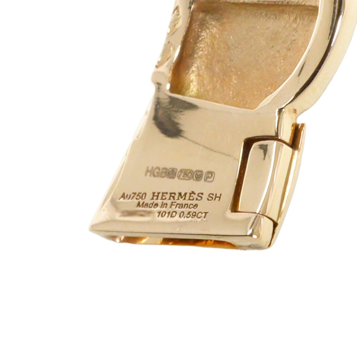 [Pre-loved] HERMES bracelet Niloticus #SH Gold K18/Diamond[LIKE NEW][Authentic]