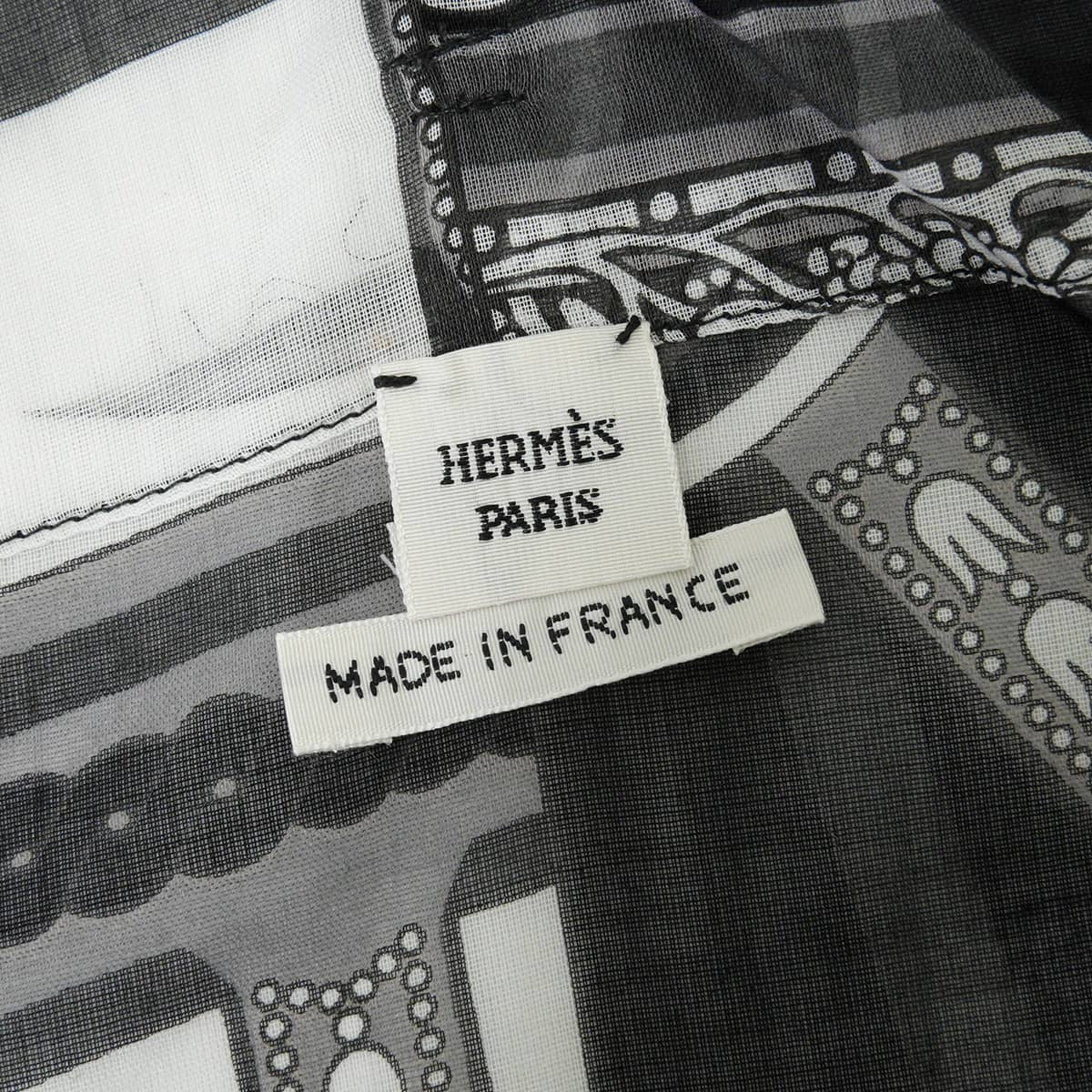 2022 HERMES One‐piece dress Sleeveless Beach Dress Berlinne Bayadere Blanc (White)/Noir (Black) Cotton100% #38 H2E3503DM[EXCELLENT][Authentic]