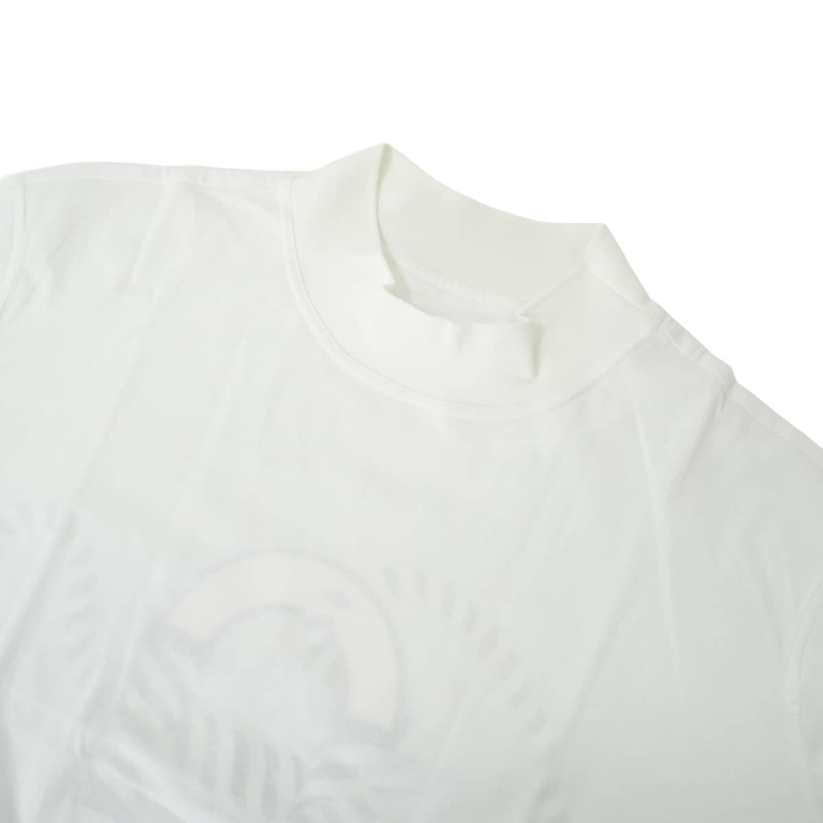 2023SS HERMES Short sleeve t shirt Canoe mock neck Chaine d'Ancre Blanc (White)/Marine Cotton100% #38 3E4621DL[EXCELLENT][Authentic]