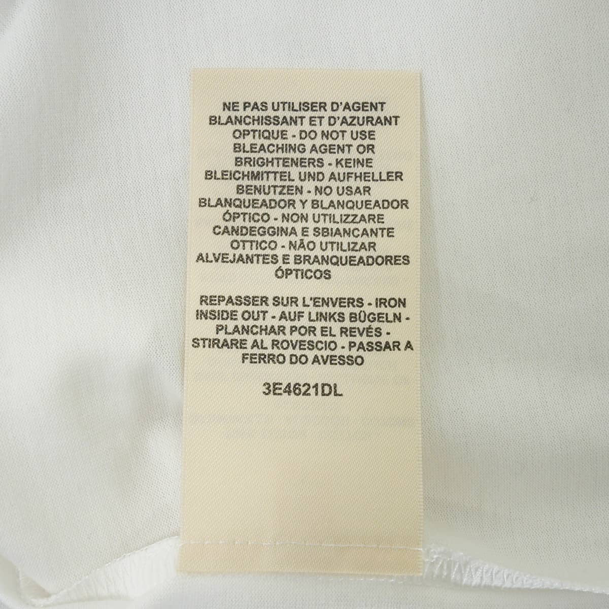 2023SS HERMES Short sleeve t shirt Canoe mock neck Chaine d'Ancre Blanc (White)/Marine Cotton100% #38 3E4621DL[EXCELLENT][Authentic]