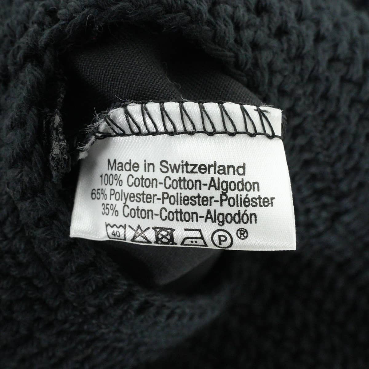 HERMES Horse Ear hood Fly bonnet Noir (Black) Cotton100% Ears: Polyester65% / Cotton35%[EXCELLENT][Authentic]