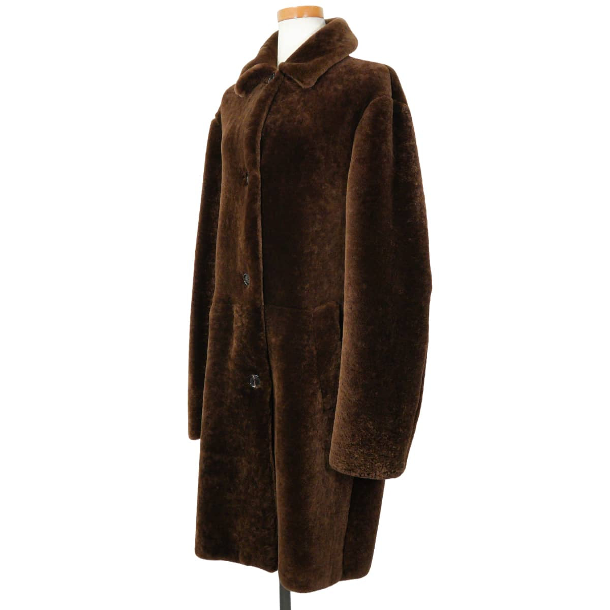 2026AW Miu Miu Stainless collar coat ShearlingRush Sheepskin/Mouton #38 MPS784_6776_F0280_S_OOO[BRAND NEW][Authentic]