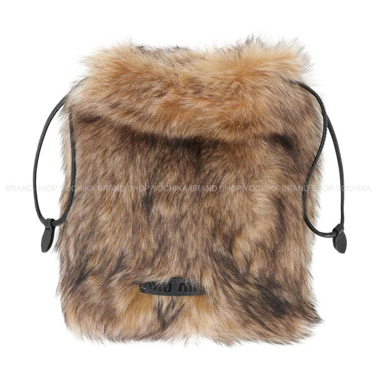 2026-27AW Miu Miu Pouch ShearlingCork Beige Mouton/Lambskin 5NG011_2ZTP_F0594_V_OOO[BRAND NEW][Authentic]