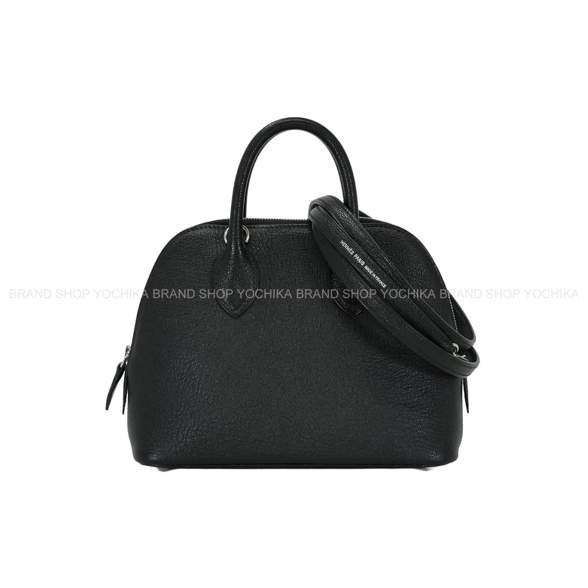 HERMES Shoulder bag Bolide 1923 20 mini Noir (Black) Chevre Mysore Silver HW Stamp G[BRAND NEW][Authentic]