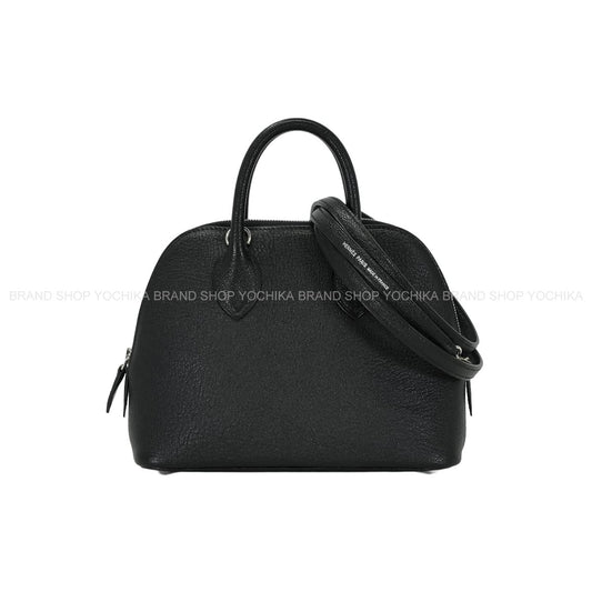 HERMES Shoulder bag Bolide 1923 20 mini Noir (Black) Chevre Mysore Silver HW Stamp G[BRAND NEW][Authentic]