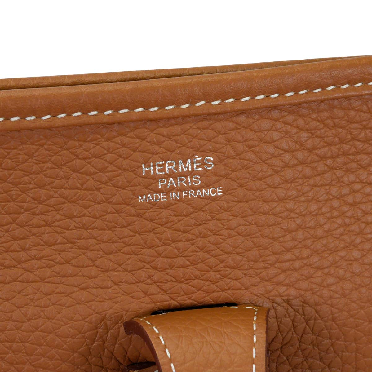 HERMES Shoulder bag Evelyne 29 PM Gold Taurillon Clemence Silver HW Stamp K[EXCELLENT][Authentic]