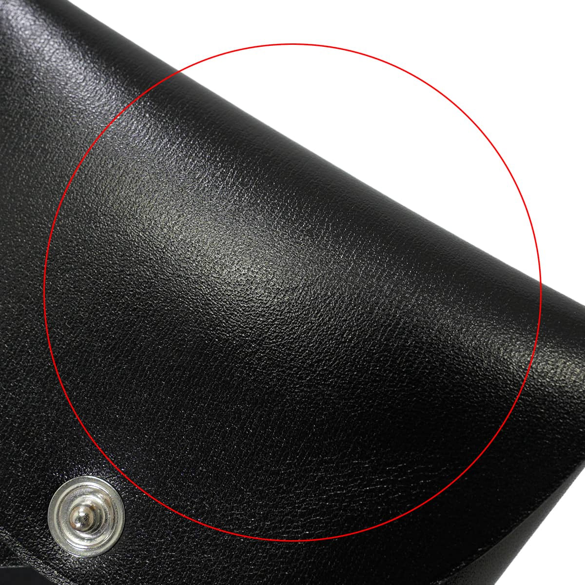HERMES change purse Bastia Noir (Black) Box Calf Silver HW Stamp K[EXCELLENT][Authentic]