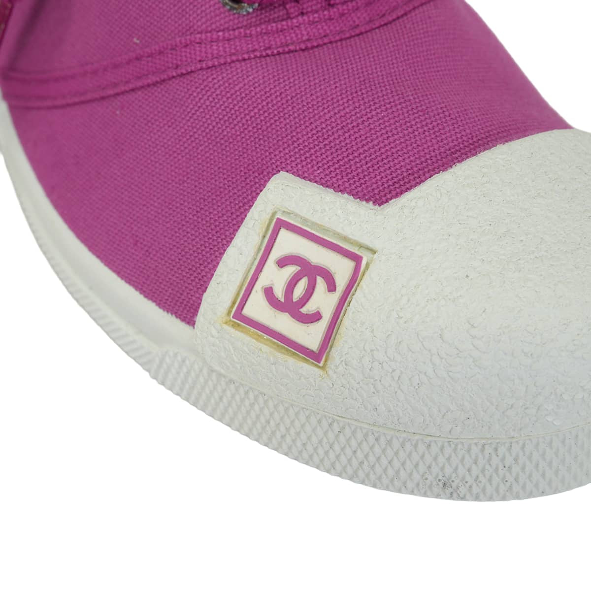 2019SS CHANEL sneakers Low-cut Sports line COCO Mark rubber patch Purple Canvas #37 G24656[EXCELLENT][Authentic]