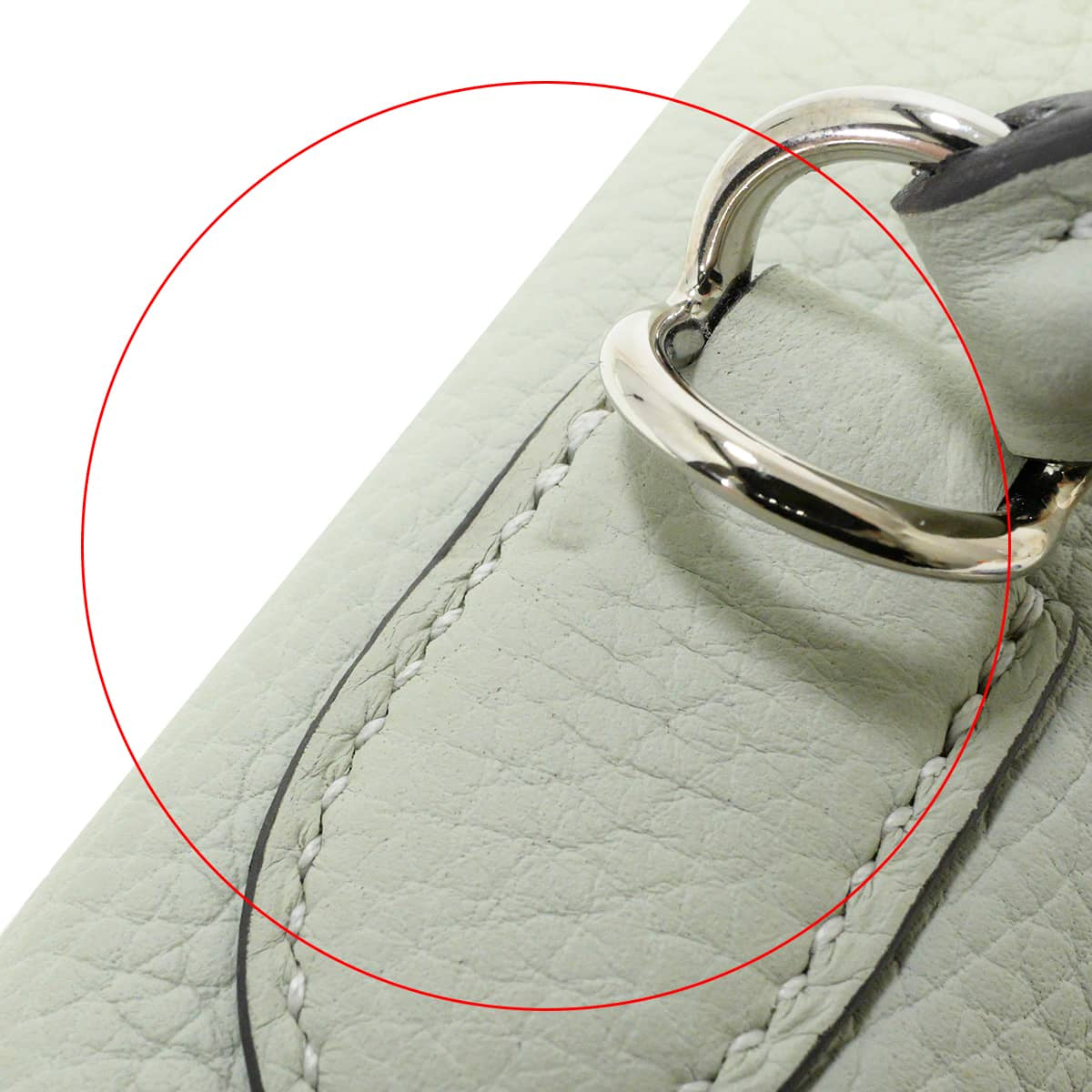 [Pre-loved] HERMES Shoulder bag Kelly28 Retourne Gris Neve Taurillon Clemence Silver HW Stamp B[LIKE NEW][Authentic]