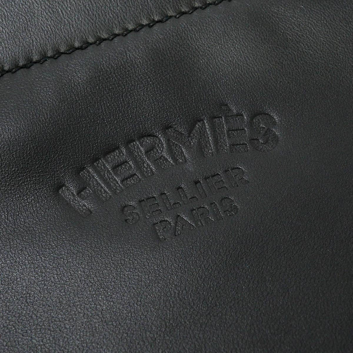 [Pre-loved] HERMES Shoulder bag Sac Aline Mini So Black Noir (Black) Agneau Milo/Veau Swift Silver HW Stamp U[LIKE NEW][Authentic]