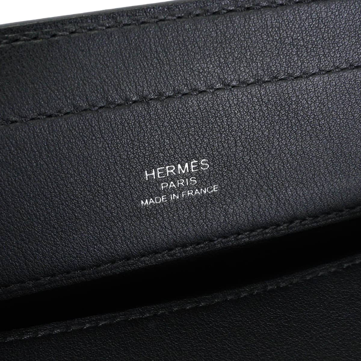 [Pre-loved] HERMES Shoulder bag Sac Aline Mini So Black Noir (Black) Agneau Milo/Veau Swift Silver HW Stamp U[LIKE NEW][Authentic]