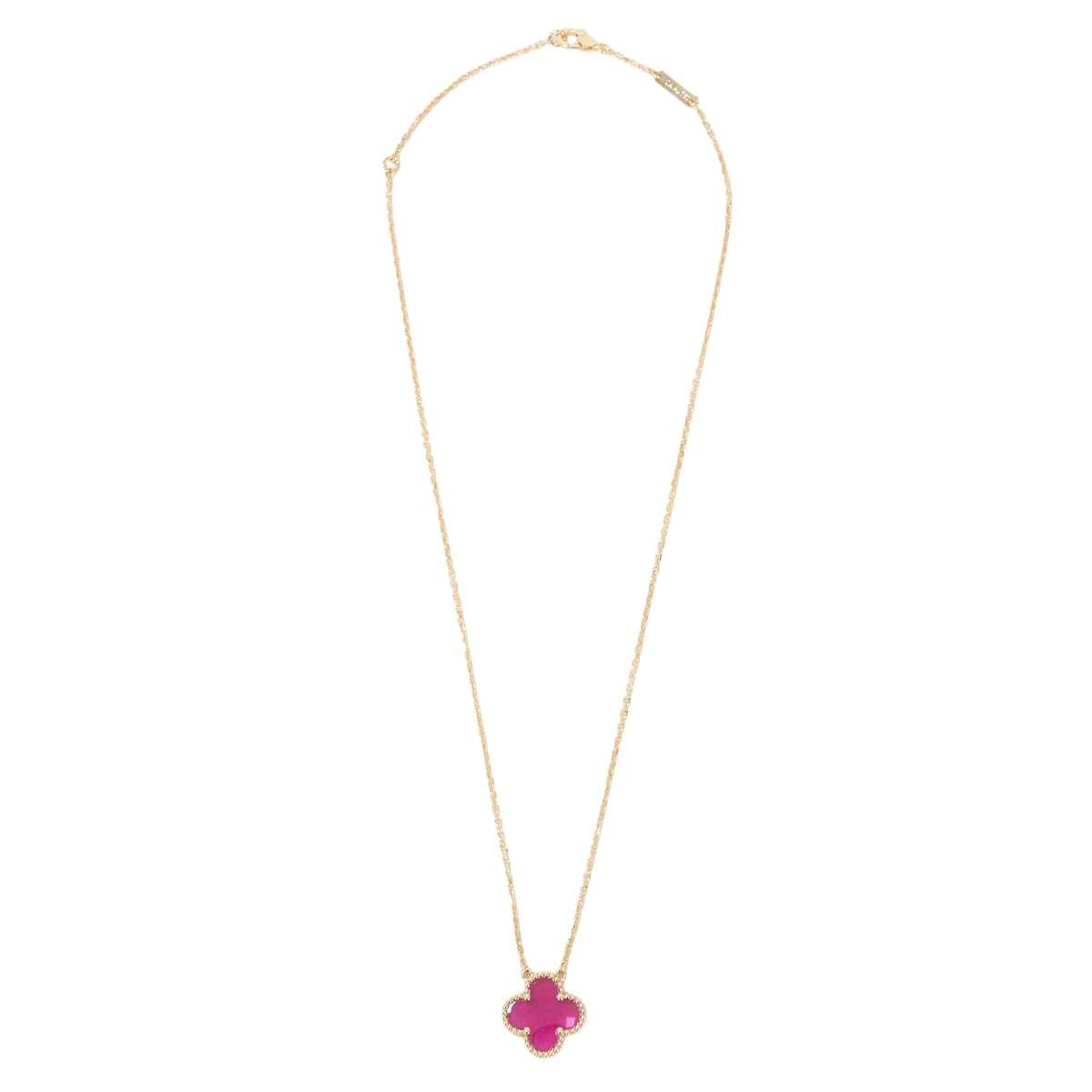2026AW Limited Van Cleef & Arpels necklace Vintage Alhambra Pendant Pink K18/Enamel VCARPQZK00[BRAND NEW][Authentic]