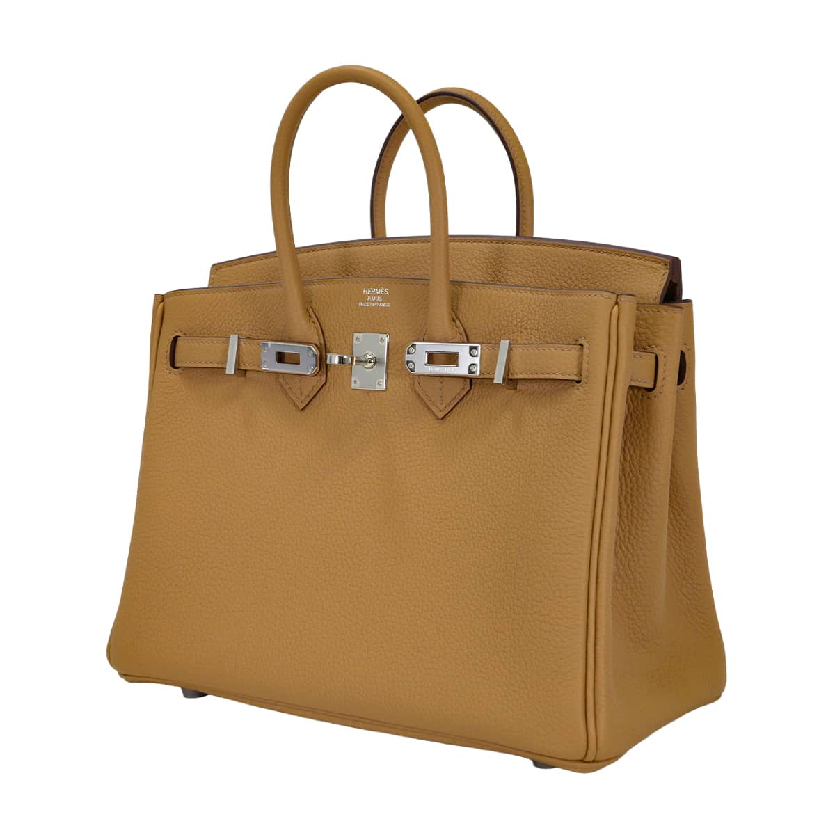 HERMES Handbag Birkin25 Biscuit Veau Togo Silver HW Stamp G[BRAND NEW][Authentic]