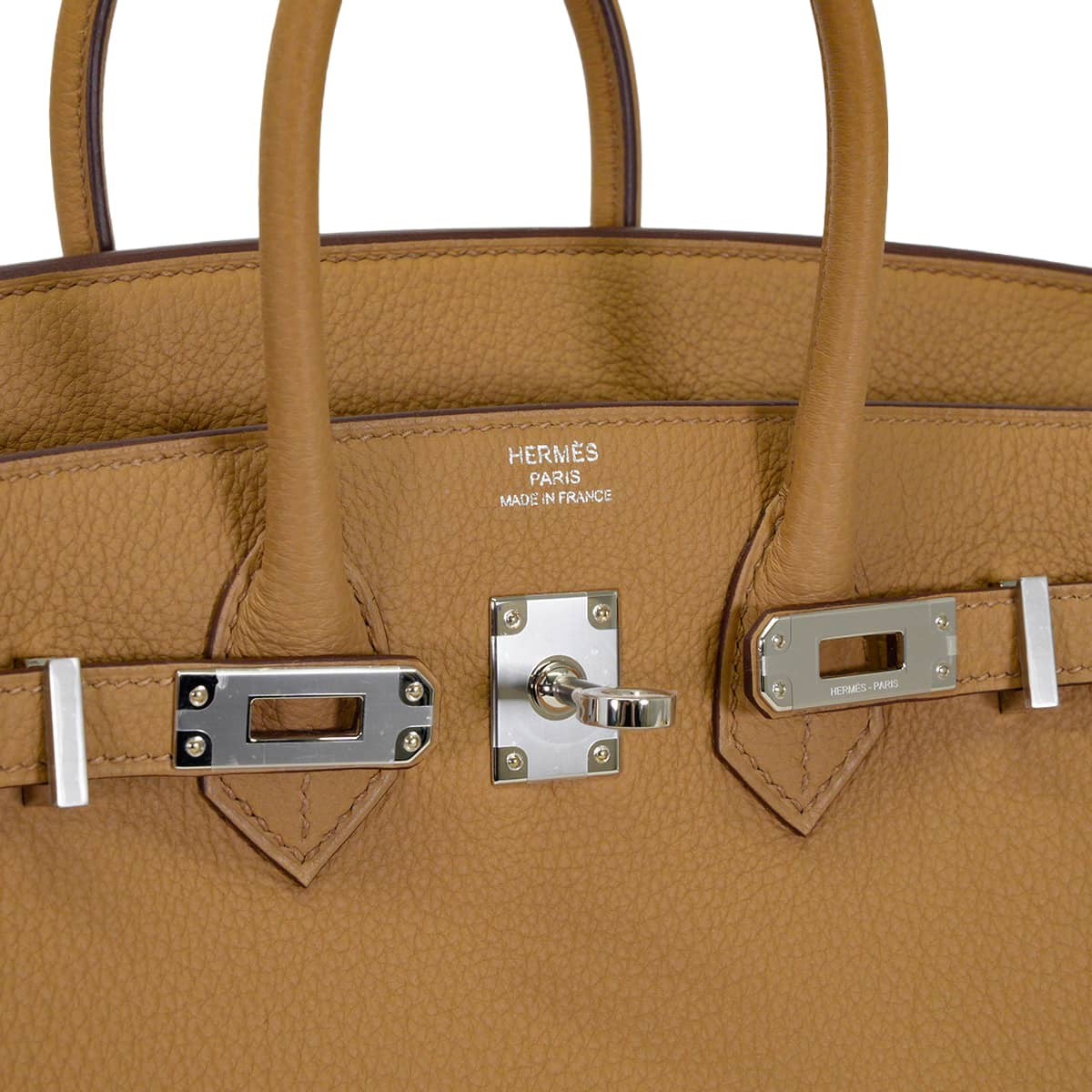 HERMES Handbag Birkin25 Biscuit Veau Togo Silver HW Stamp G[BRAND NEW][Authentic]