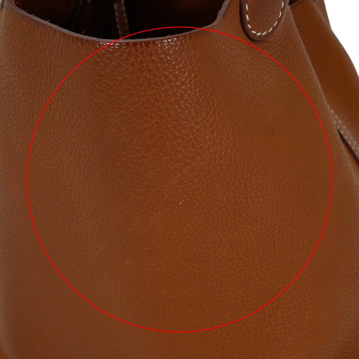 [Pre-loved] HERMES Handbag Picotin Lock 18 PM Fauve Barenia Faubourg Silver HW Stamp U[USED SA][Authentic]