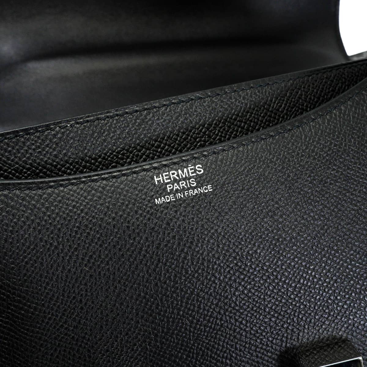 [Pre-loved] HERMES Shoulder bag Constance 3 24 MM Noir (Black) Veau Epsom Silver HW Stamp T[LIKE NEW][Authentic]