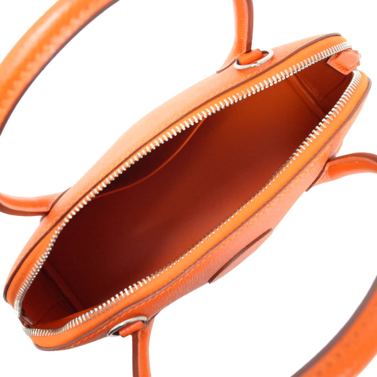 [Pre-loved] HERMES Shoulder bag Bolide27 Feu Orange Veau Epsom Silver HW Stamp T[LIKE NEW][Authentic]