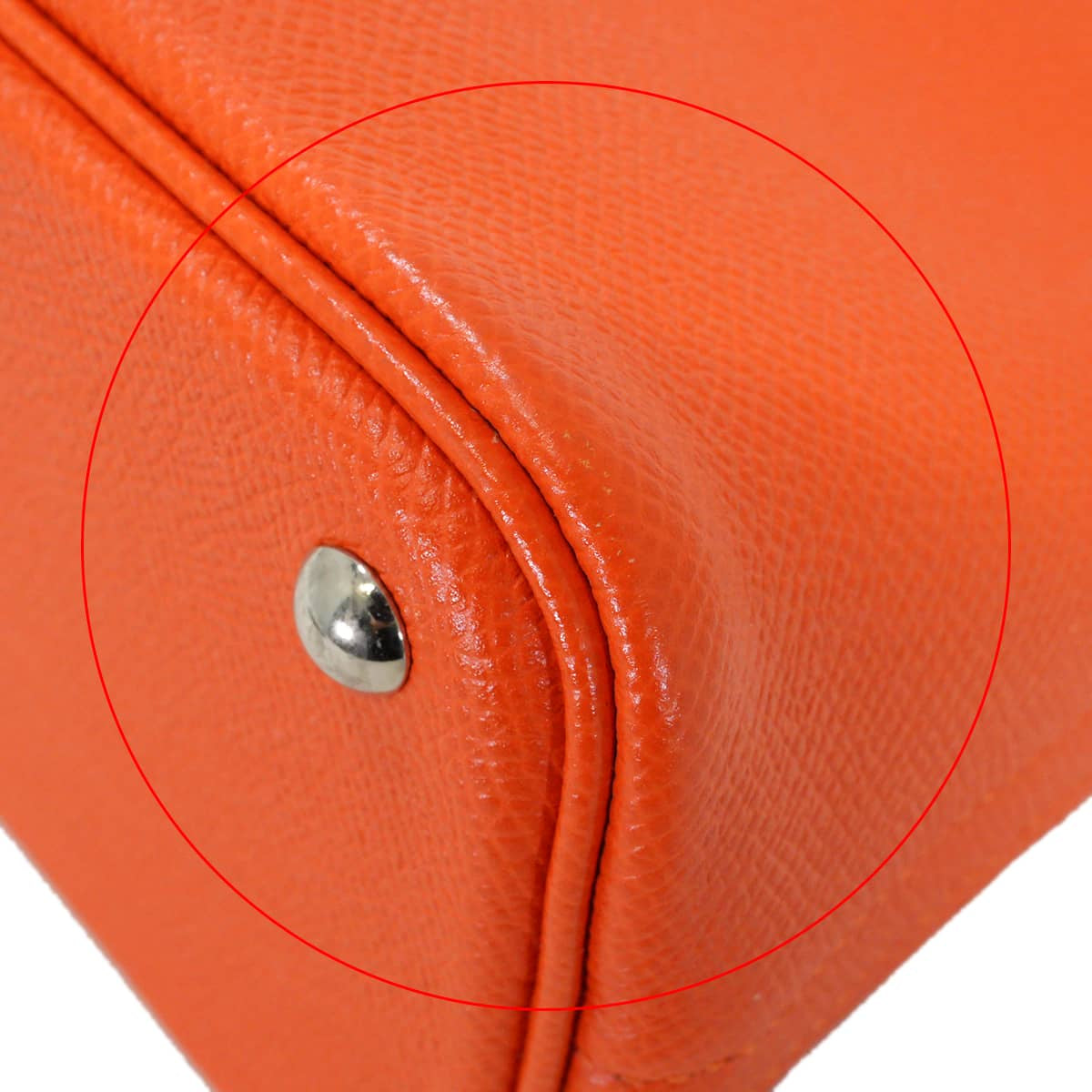 [Pre-loved] HERMES Shoulder bag Bolide27 Feu Orange Veau Epsom Silver HW Stamp T[LIKE NEW][Authentic]