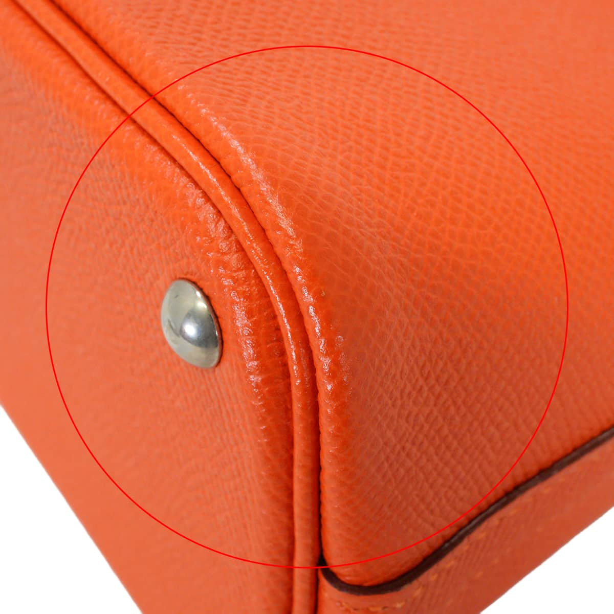 [Pre-loved] HERMES Shoulder bag Bolide27 Feu Orange Veau Epsom Silver HW Stamp T[LIKE NEW][Authentic]