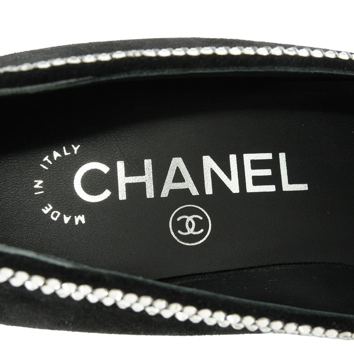 2020SS CHANEL pumps star motif Noir (Black) Suede/Rhinestone #35C G35827[EXCELLENT][Authentic]