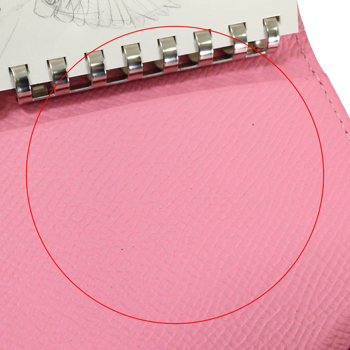 HERMES Notebook cover Agenda Cover Vision 2 with 2016 Refill Rose Confetti Veau Epsom Stamp □R[EXCELLENT][Authentic]