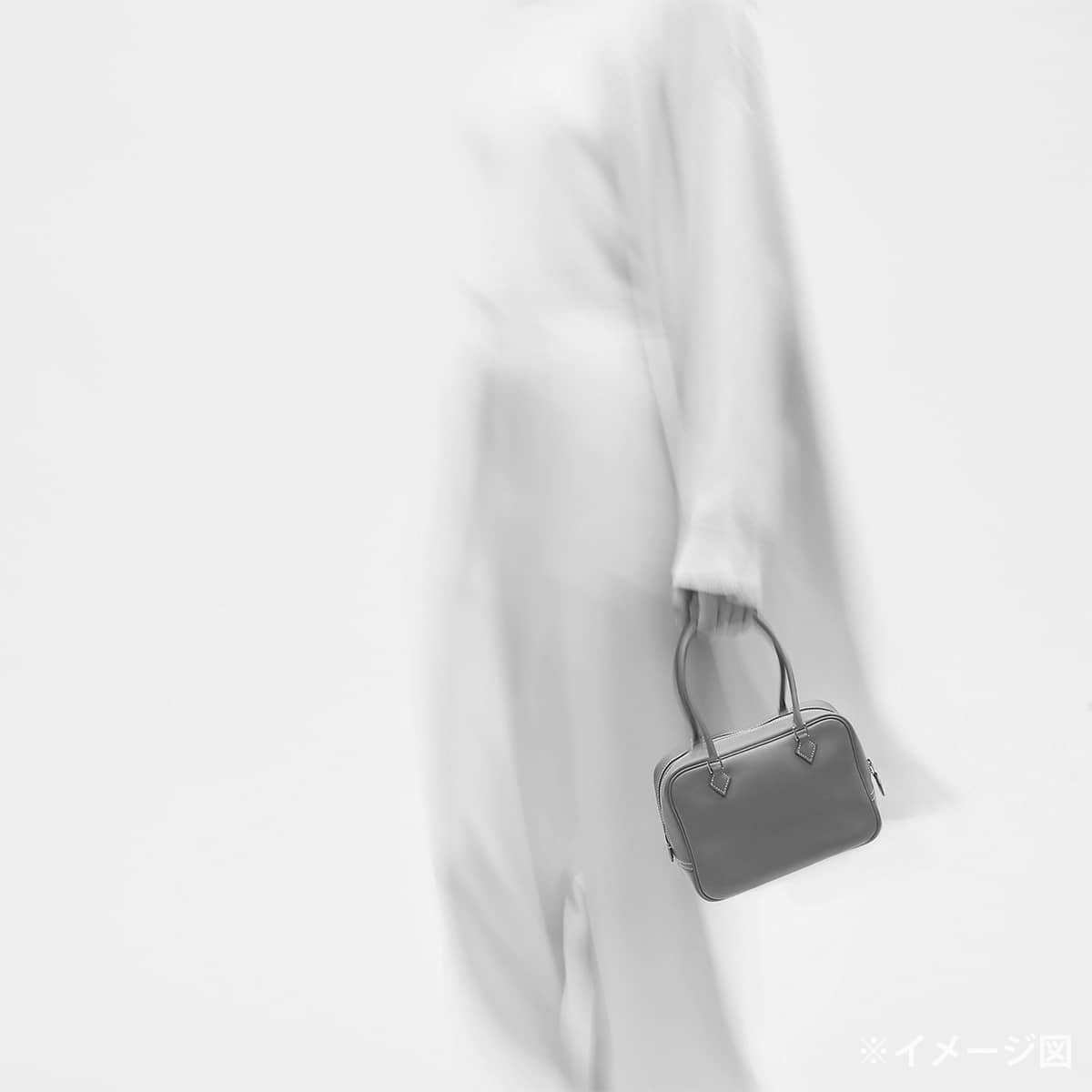 HERMES Handbag Plume Mini Noir (Black) Chevre Mysore Gold HW Stamp G[BRAND NEW][Authentic]