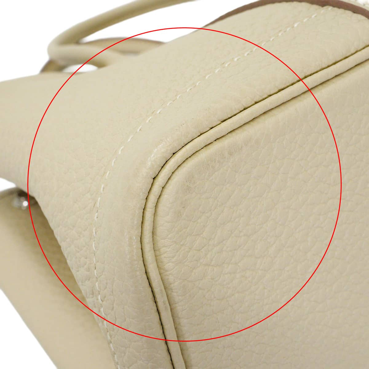 [Pre-loved] HERMES tote bag Garden Party 30 TPM All Leather Craie Vache Country Silver HW Stamp C[LIKE NEW][Authentic]