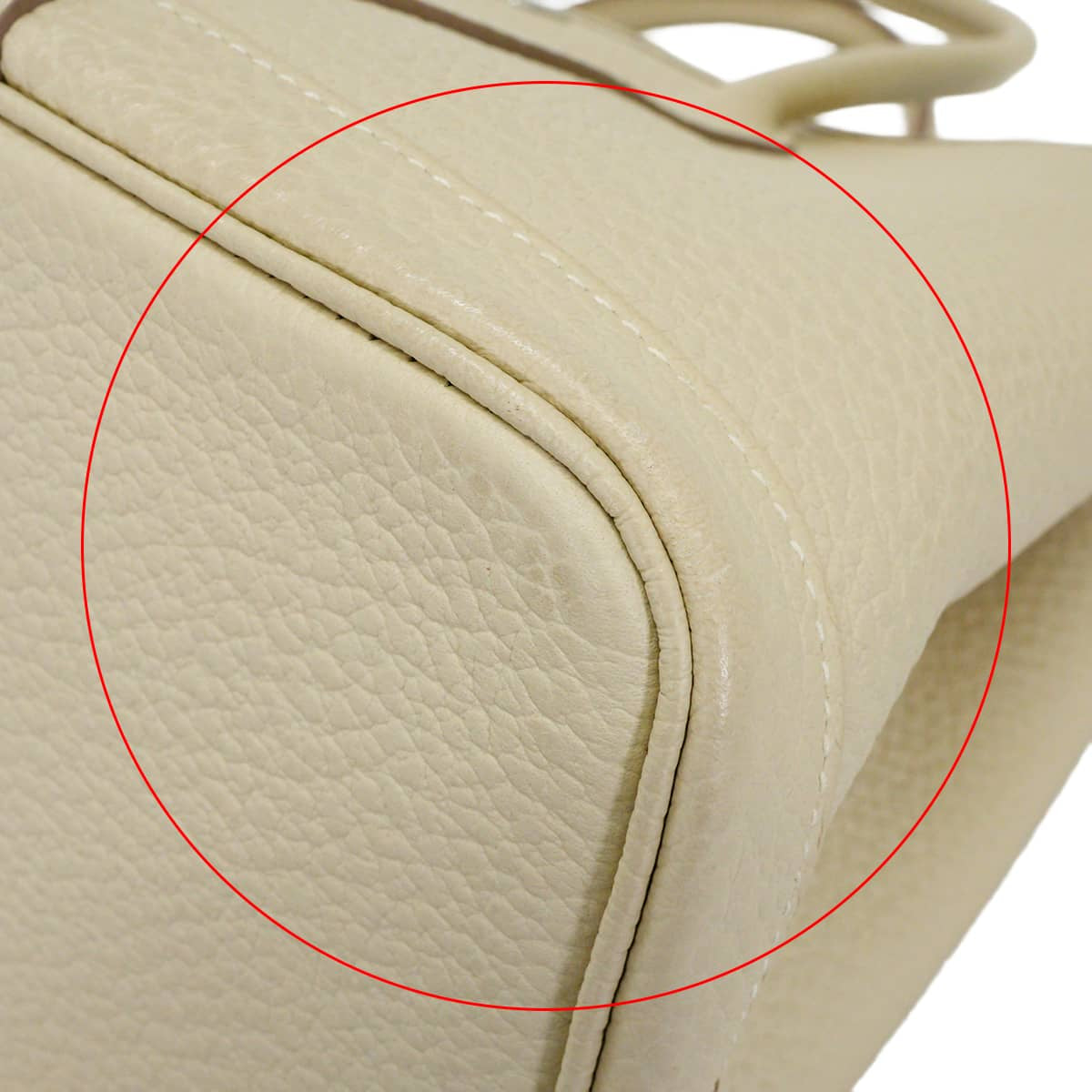 [Pre-loved] HERMES tote bag Garden Party 30 TPM All Leather Craie Vache Country Silver HW Stamp C[LIKE NEW][Authentic]