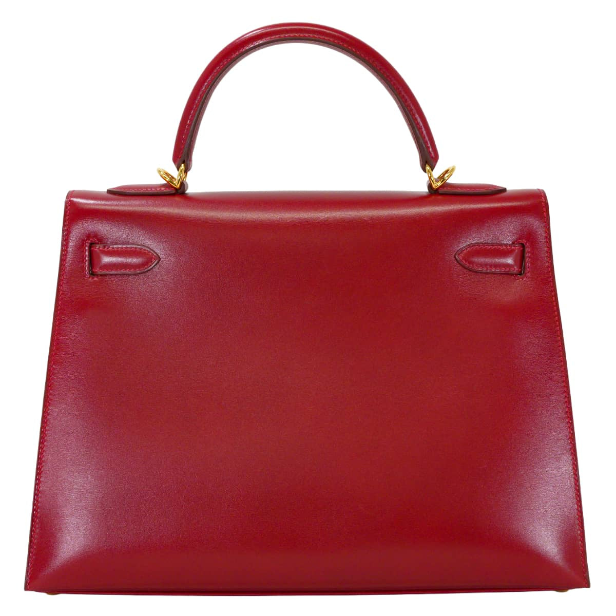 [Pre-loved] HERMES Shoulder bag Kelly32 Sellier Rouge Vif Box Calf Gold HW Stamp □G[LIKE NEW][Authentic]
