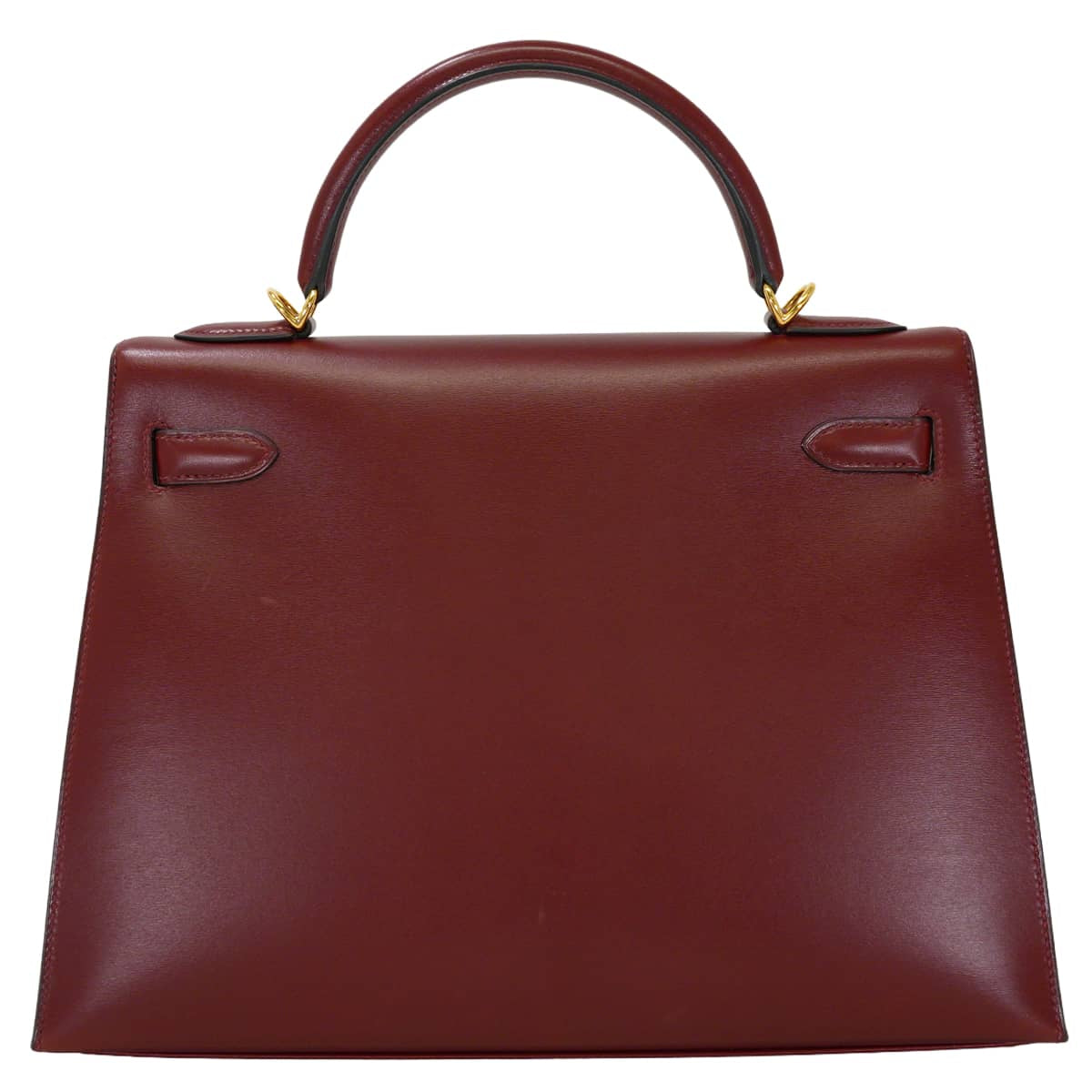 [Pre-loved] HERMES Shoulder bag Kelly32 Sellier Rouge H Box Calf Gold HW Stamp □E[LIKE NEW][Authentic]