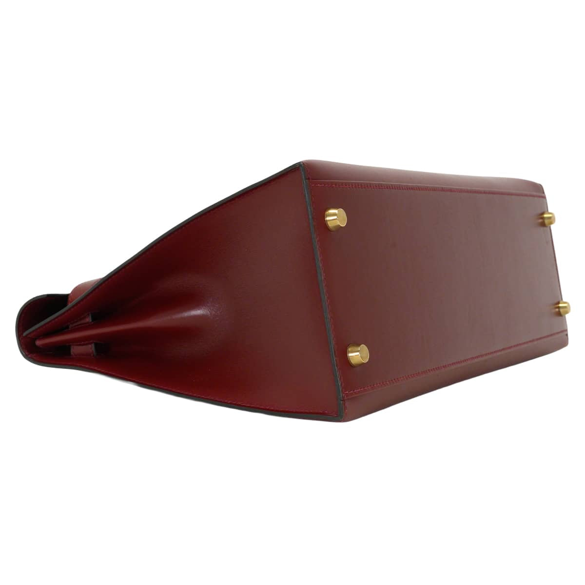 [Pre-loved] HERMES Shoulder bag Kelly32 Sellier Rouge H Box Calf Gold HW Stamp □E[LIKE NEW][Authentic]