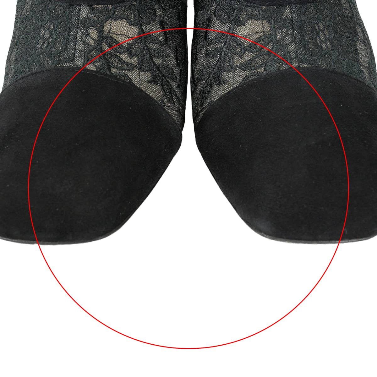 [Pre-loved] Dior boots Short Naughtily-D Noir (Black) Technical fabric/Cotton/Suede goatskin #36.5 Silver HW KDI952ROY_S900[LIKE NEW][Authentic]