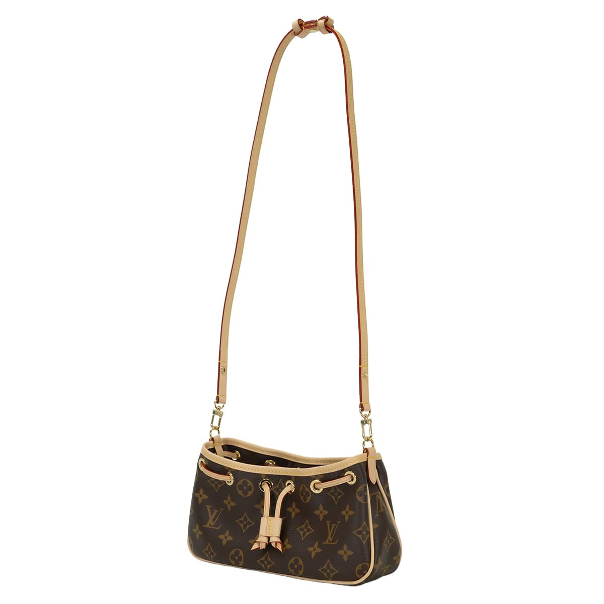 2026 LOUIS VUITTON Shoulder bag Nano Frivole Brown Monogram Canvas Gold HW M29537[BRAND NEW][Authentic]