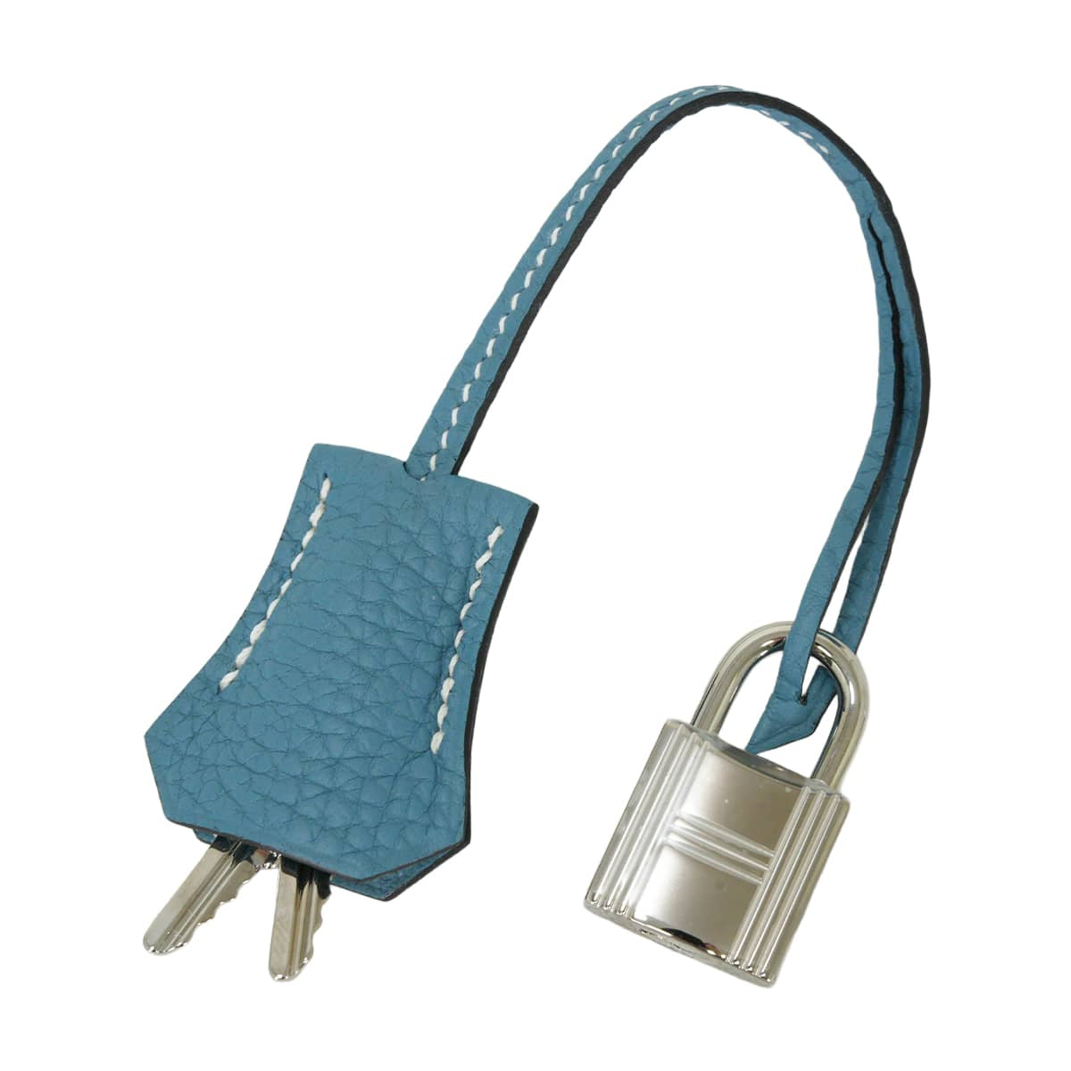 HERMES Handbag Birkin25 New Bleu Jean Veau Togo Silver HW Stamp K[EXCELLENT][Authentic]
