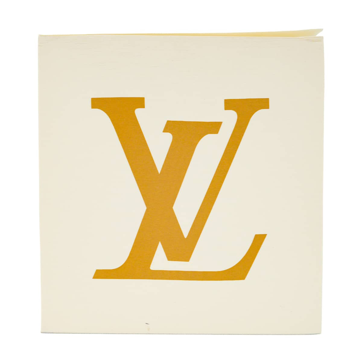 LOUIS VUITTON Block Notepad Monogram Flower & LV Logo VIP Novelty Blanc (White) Paper[EXCELLENT][Authentic]