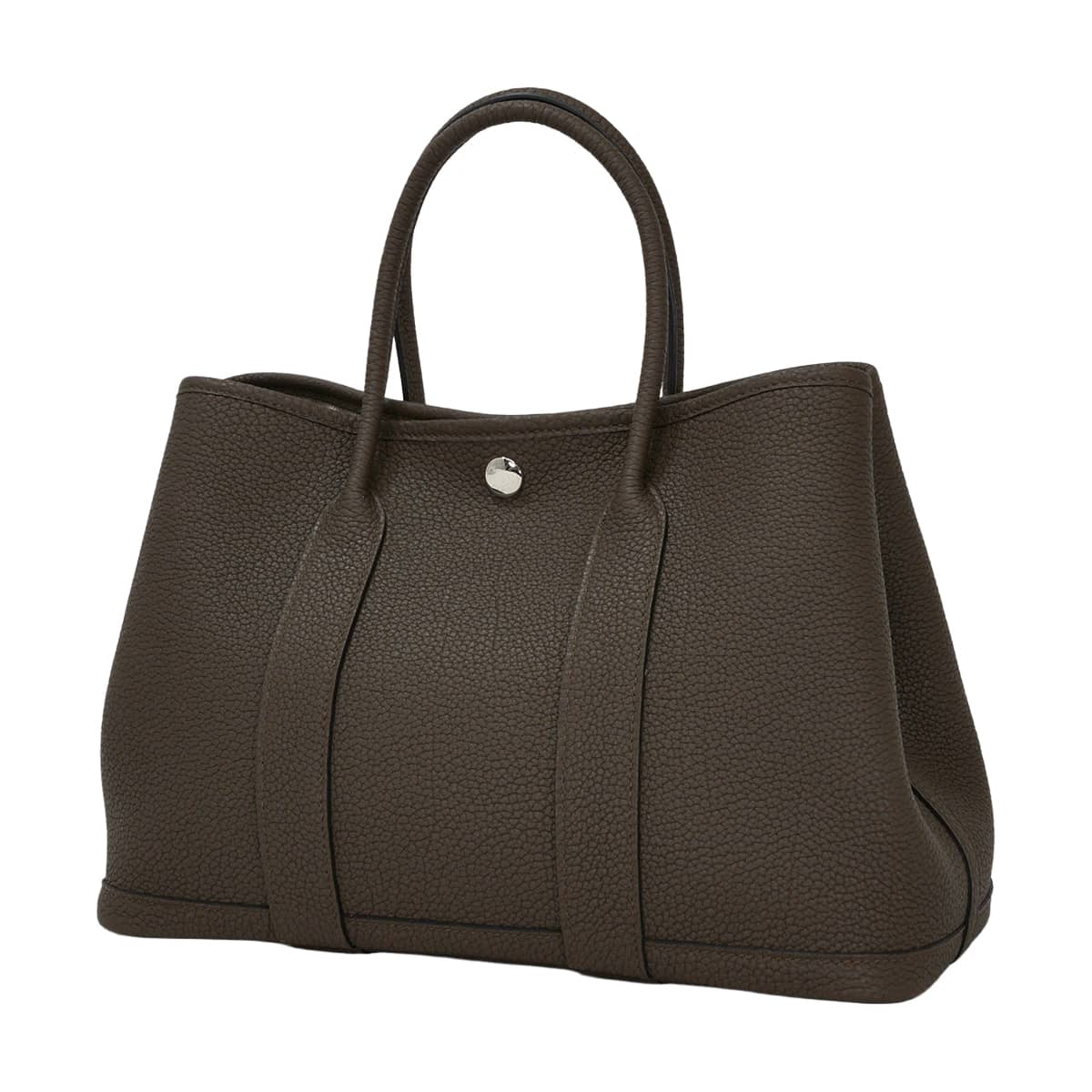 HERMES tote bag Garden Party 30 TPM All Leather Vert Loden Veau Negonda Silver HW Stamp G[BRAND NEW][Authentic]