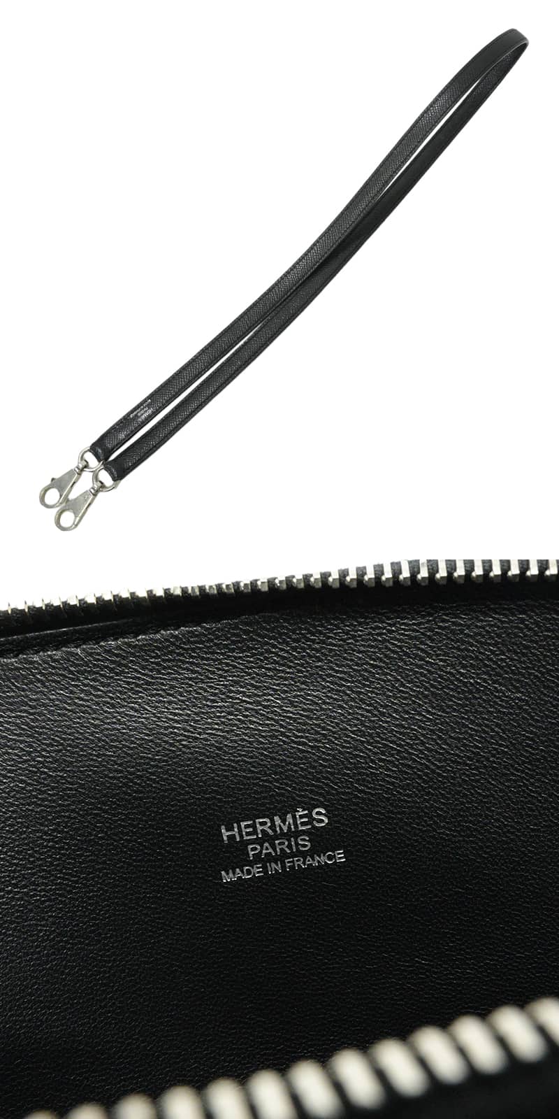 [Pre-loved] HERMES Shoulder bag Bolide27 Noir (Black) Veau Epsom Silver HW Stamp □Q[USED SA][Authentic]