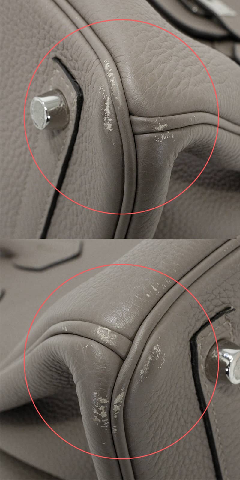 [Pre-loved] HERMES Handbag Birkin30 Gris Asphalte Veau Togo Silver HW Stamp C[USED A][Authentic]