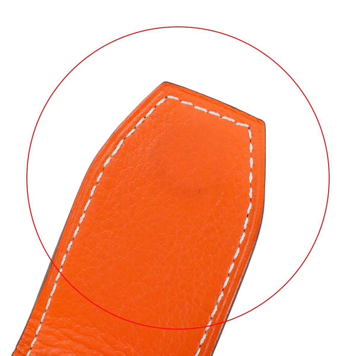 [Pre-loved] HERMES money clip At H Magnet Orange/Bleu Zanzibar Veau Swift Taurillon Lisse[LIKE NEW][Authentic]