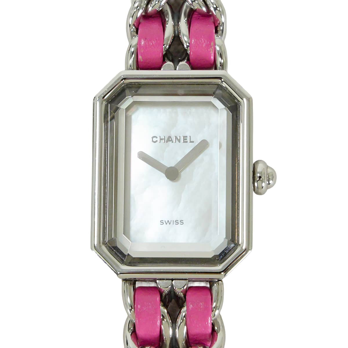 [Pre-loved] 2020 Limited CHANEL Watches Ladies' Premiere Rock Limited edition of 1000 Worldwide Pink Stainless steel /White shell / Lambskin H6360[LIKE NEW][Authentic]