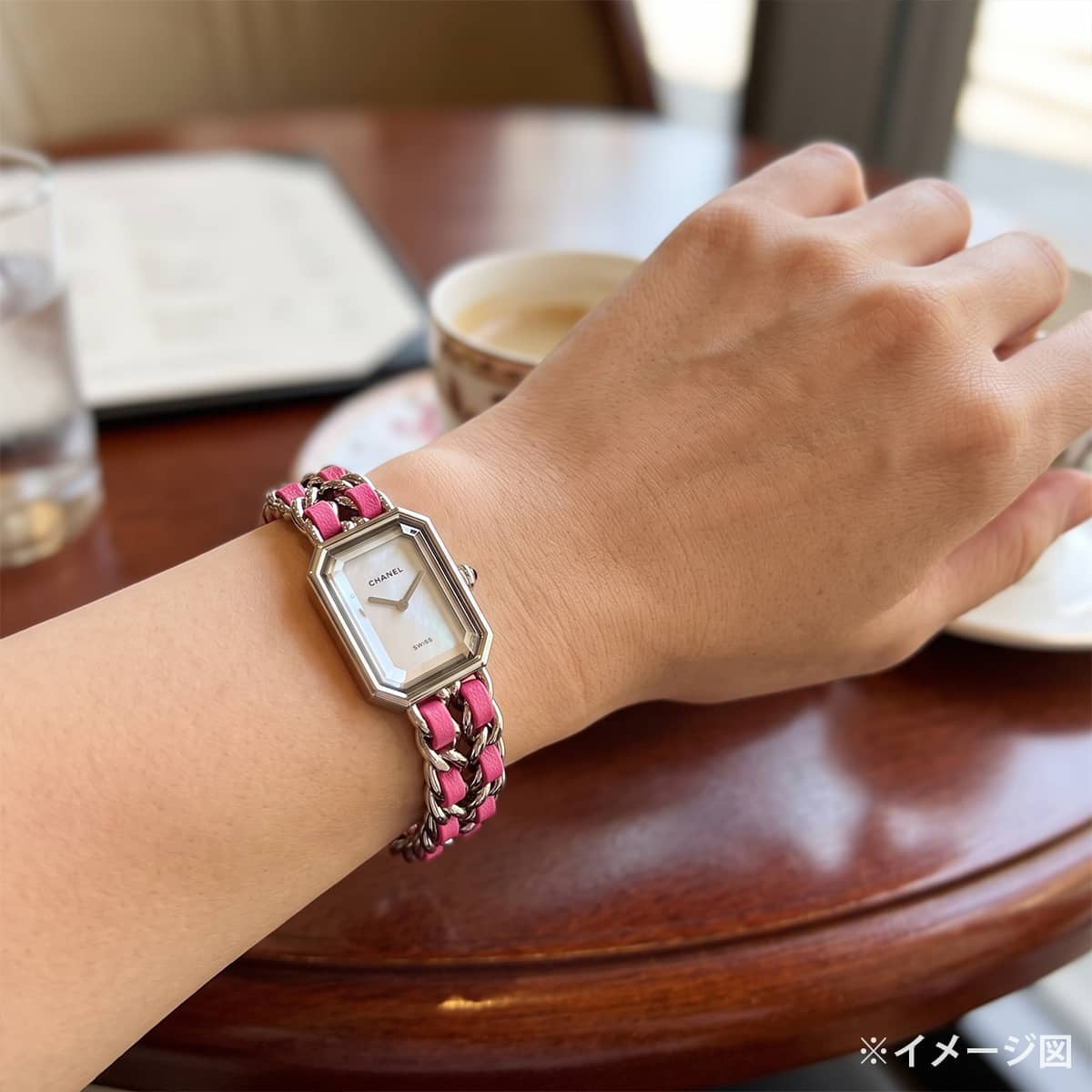 [Pre-loved] 2020 Limited CHANEL Watches Ladies' Premiere Rock Limited edition of 1000 Worldwide Pink Stainless steel /White shell / Lambskin H6360[LIKE NEW][Authentic]