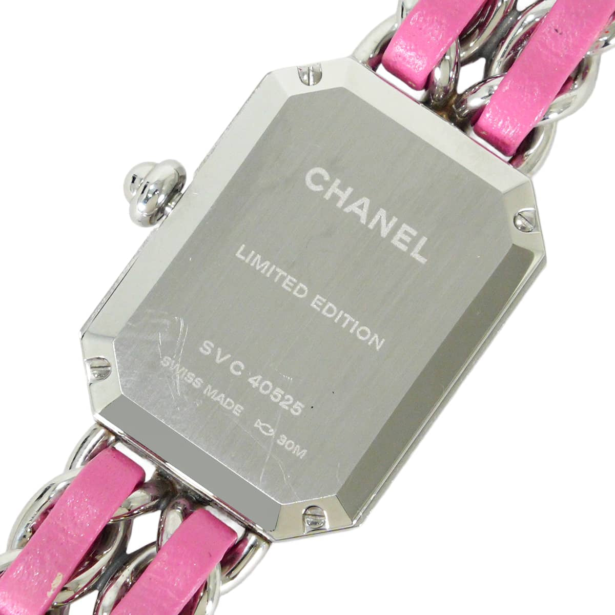 [Pre-loved] 2020 Limited CHANEL Watches Ladies' Premiere Rock Limited edition of 1000 Worldwide Pink Stainless steel /White shell / Lambskin H6360[LIKE NEW][Authentic]