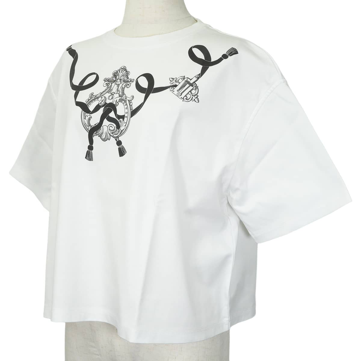 2026SS HERMES Short sleeve t shirt Cartouche Boxy fit Blanc (White) Cotton100% #38 6E4638DC[BRAND NEW][Authentic]