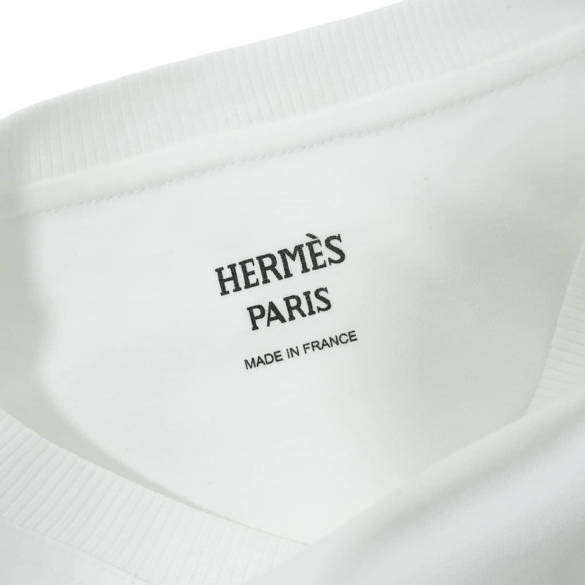 2026SS HERMES Short sleeve t shirt Cartouche Boxy fit Blanc (White) Cotton100% #38 6E4638DC[BRAND NEW][Authentic]