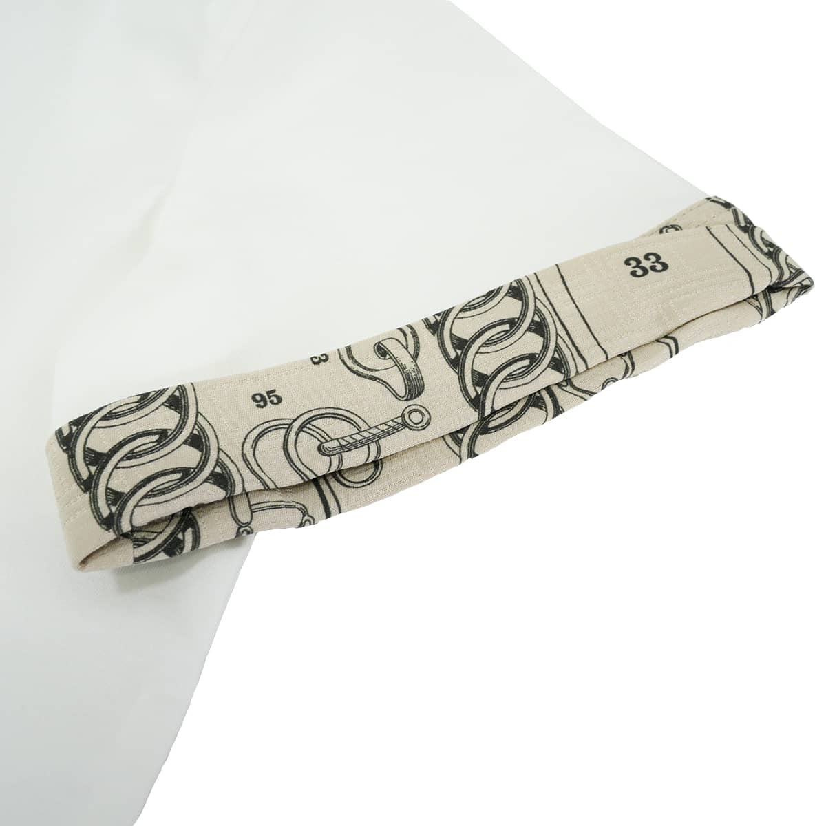 2026SS HERMES Short sleeve t shirt Cahier du Colporteur print Blanc (White) Cotton100% #38 H6H4644DC[BRAND NEW][Authentic]