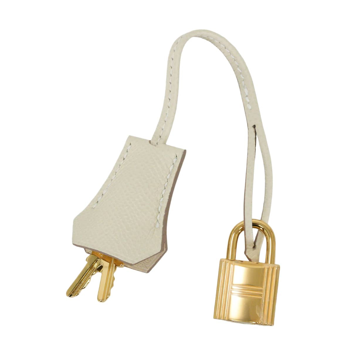 HERMES Shoulder bag Kelly25 Sellier Craie Veau Epsom Gold HW Stamp W[EXCELLENT][Authentic]