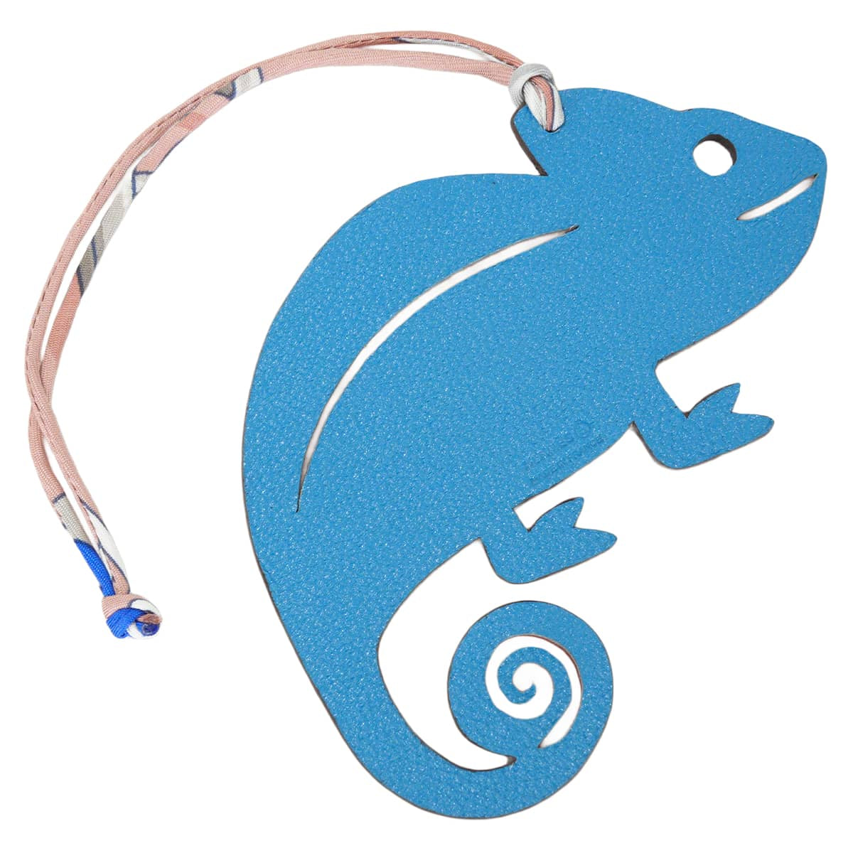 HERMES bag charm Petit H Chameleon Orange Minium/Bleu Izmir Veau Togo/Chevre Mysore[BRAND NEW][Authentic]