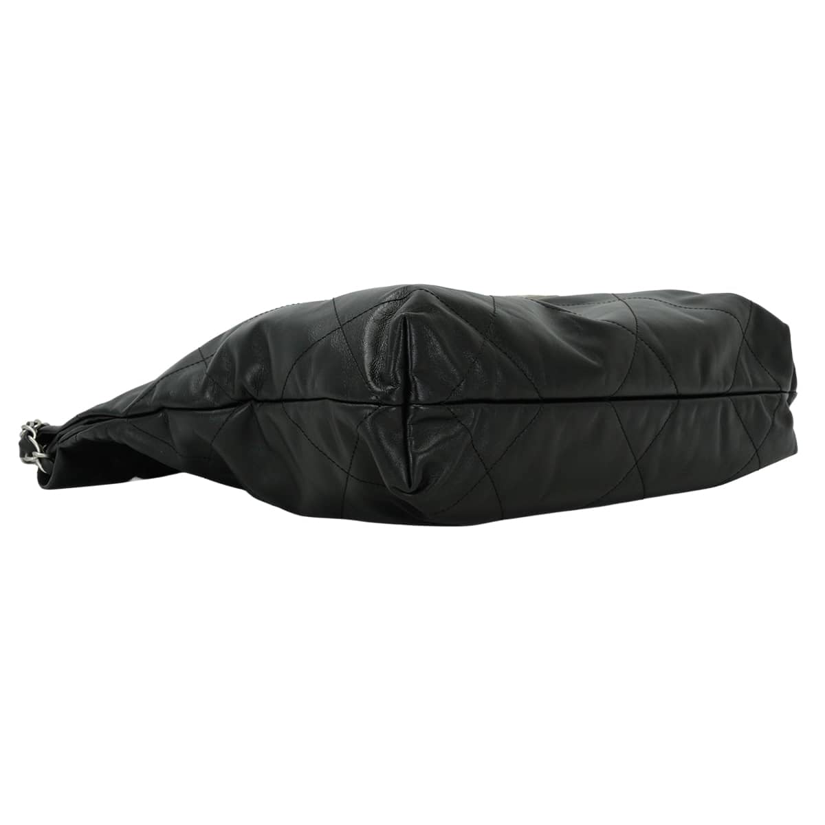 [Pre-loved] CHANEL Shoulder bag CHANEL 22 Small Matelasse With Medal Charm Hobo COCO Mark Noir (Black) Shiny calfskin Mat Silver HW AS3260[LIKE NEW][Authentic]