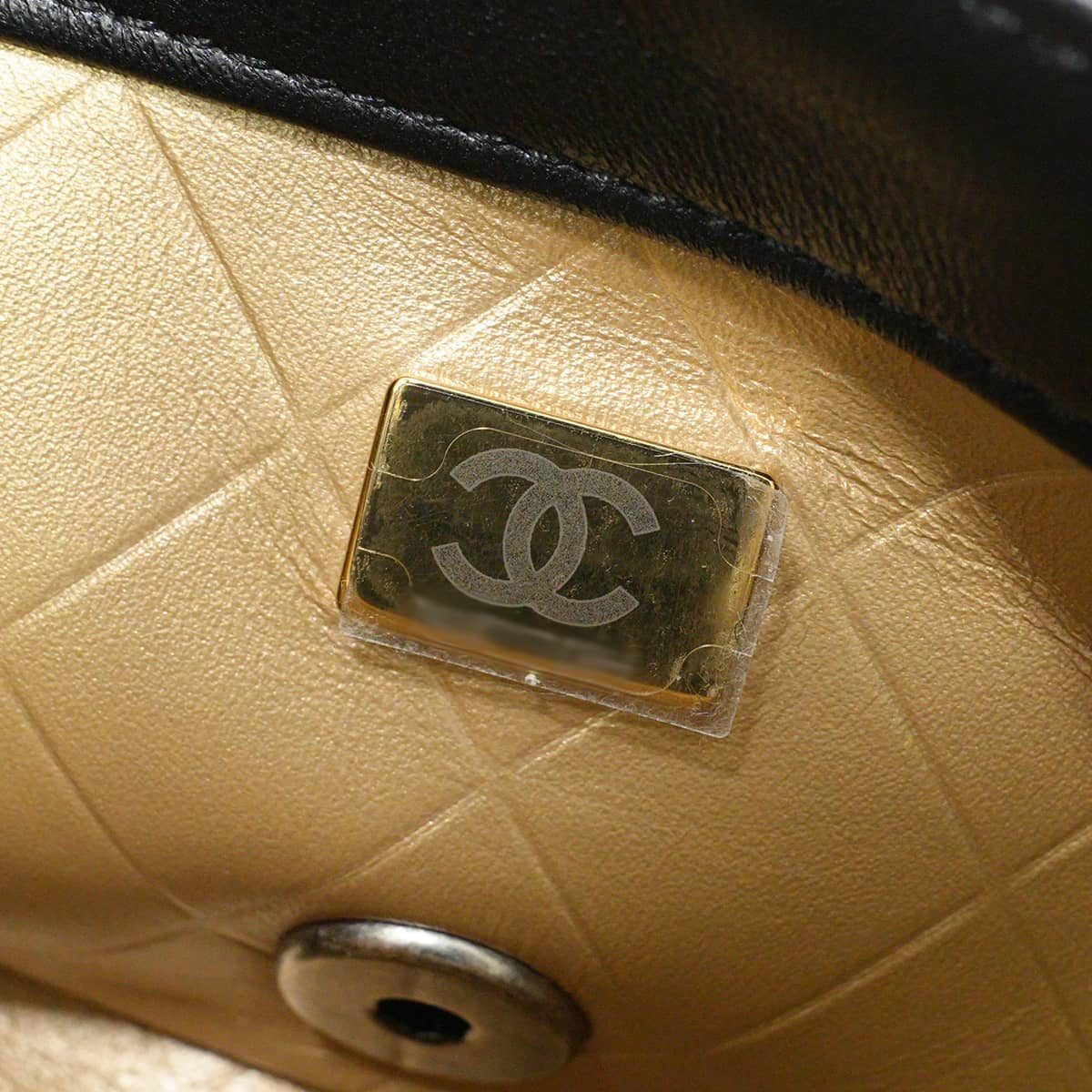 [Pre-loved] CHANEL Shoulder bag Matelasse Clip Coco Double Chain Icon Noir (Black)/Gold Lambskin/Rhinestone/Pearl Gold HW AS2978[LIKE NEW][Authentic]